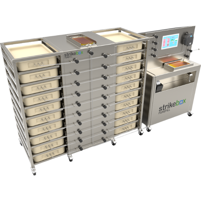 strikebox purefill trolley and trays