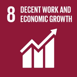 UN graphic - decent work and economic growth