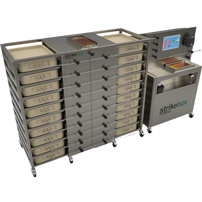 aseptic purefill line corner view