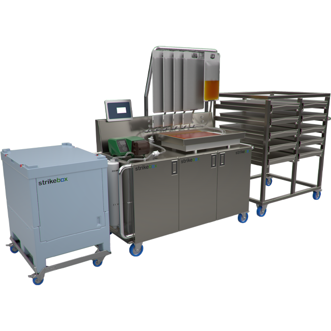 aseptic purefill line row