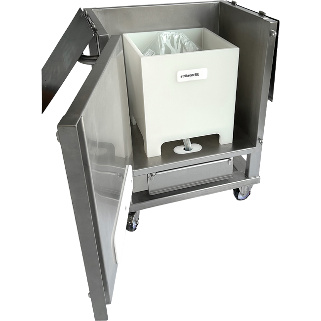 inside view of mixed-size tote