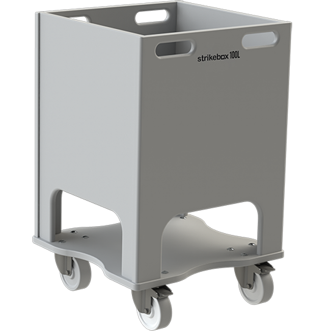 rigid plastic transport tote