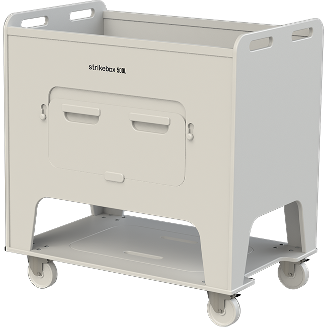 rigi plastic transport tote trolley 500l