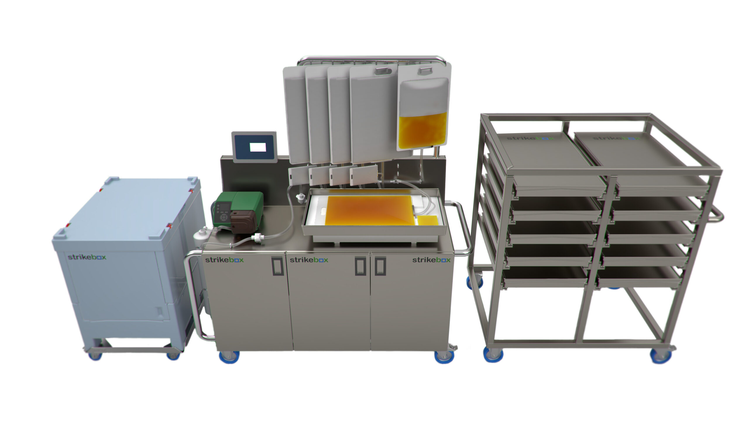 aseptic purefill line top view