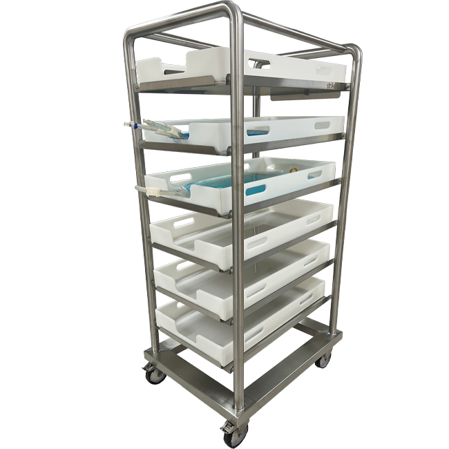 harvest trolley standing