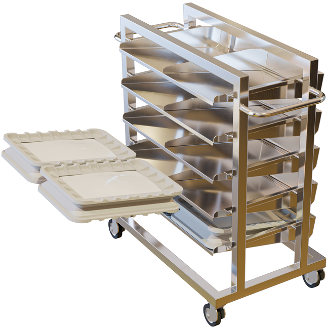 fft trolley with detachable part