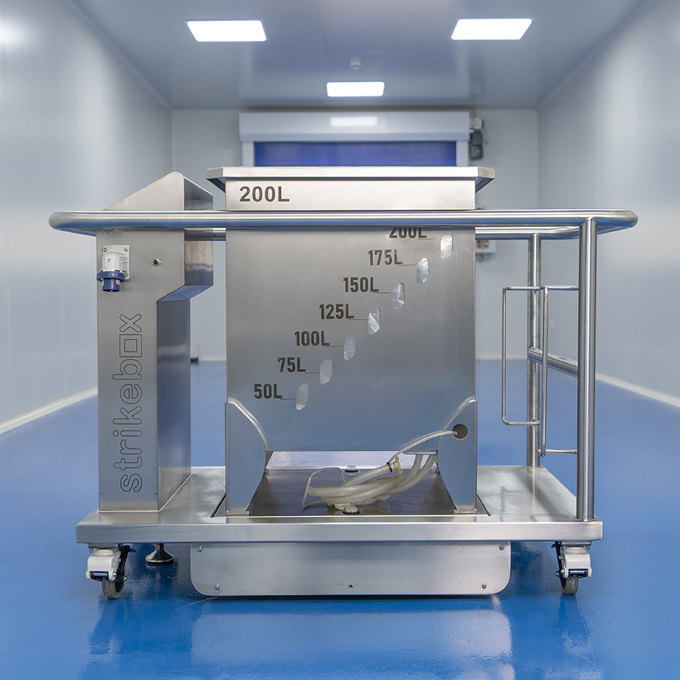 mixed cleanroom mobile weighing tote