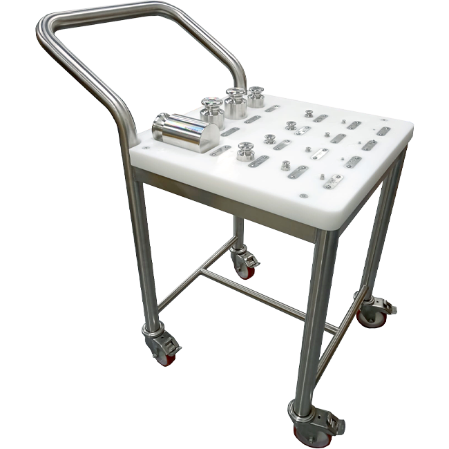 calibration weights trolley