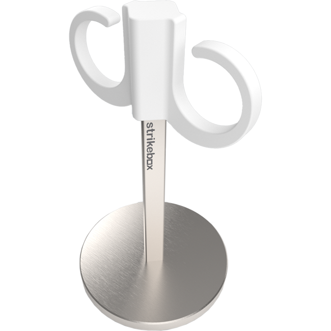 strikebox fixed stand tube management white