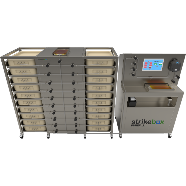 aseptic purefill line side view